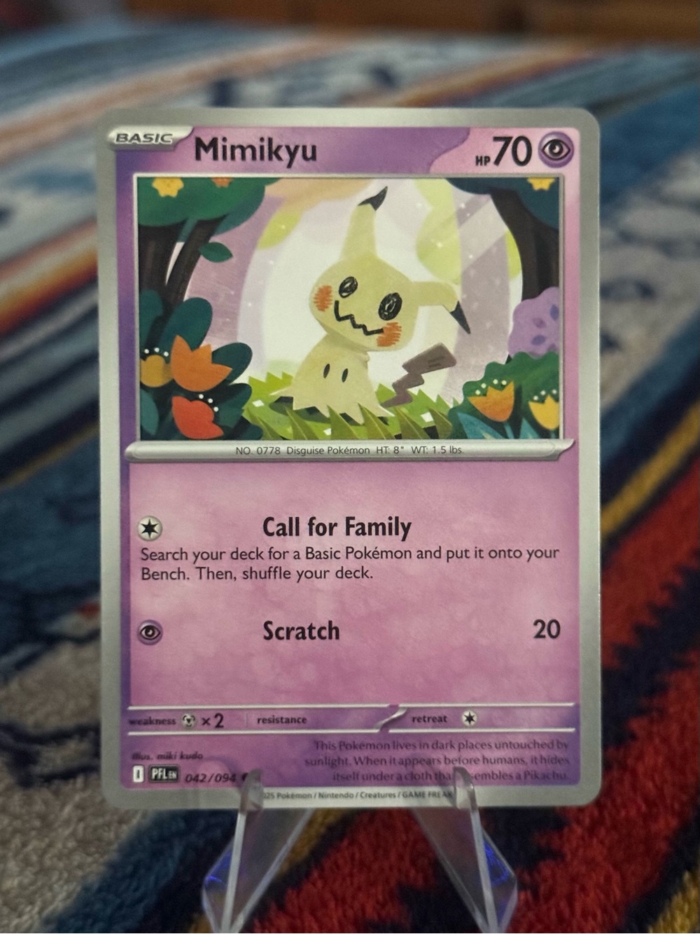 Mimikyu 042/094 Pokémon Card